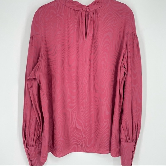 NWOT REBECCA TAYLOR SWIRL TOP - Picture 4 of 5